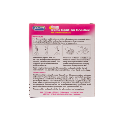 4fleas Spot-on Cat 2 Vial Pack