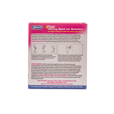 4fleas Spot-on Medium Dog 2 Vial Pack
