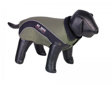 Nobby My Zone Dog Coat Olive Green/black 48cm