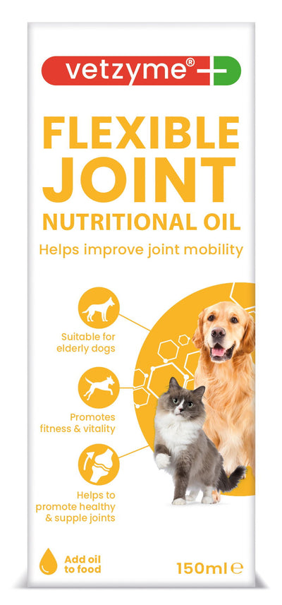 Vetzyme Dog & Cat Flexible Joint Nutritional Oil 150ml