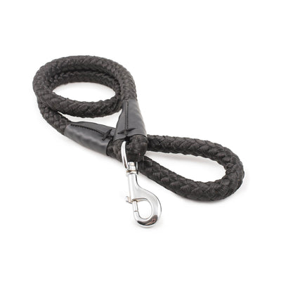 Heritage Nylon Rope Lead Black 20mm X1.07m