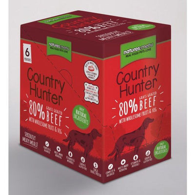Natures Menu Country Hunter Dog Adult Pouch Beef 6x150g