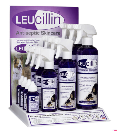 Leucillin Antiseptic Skin Care Display