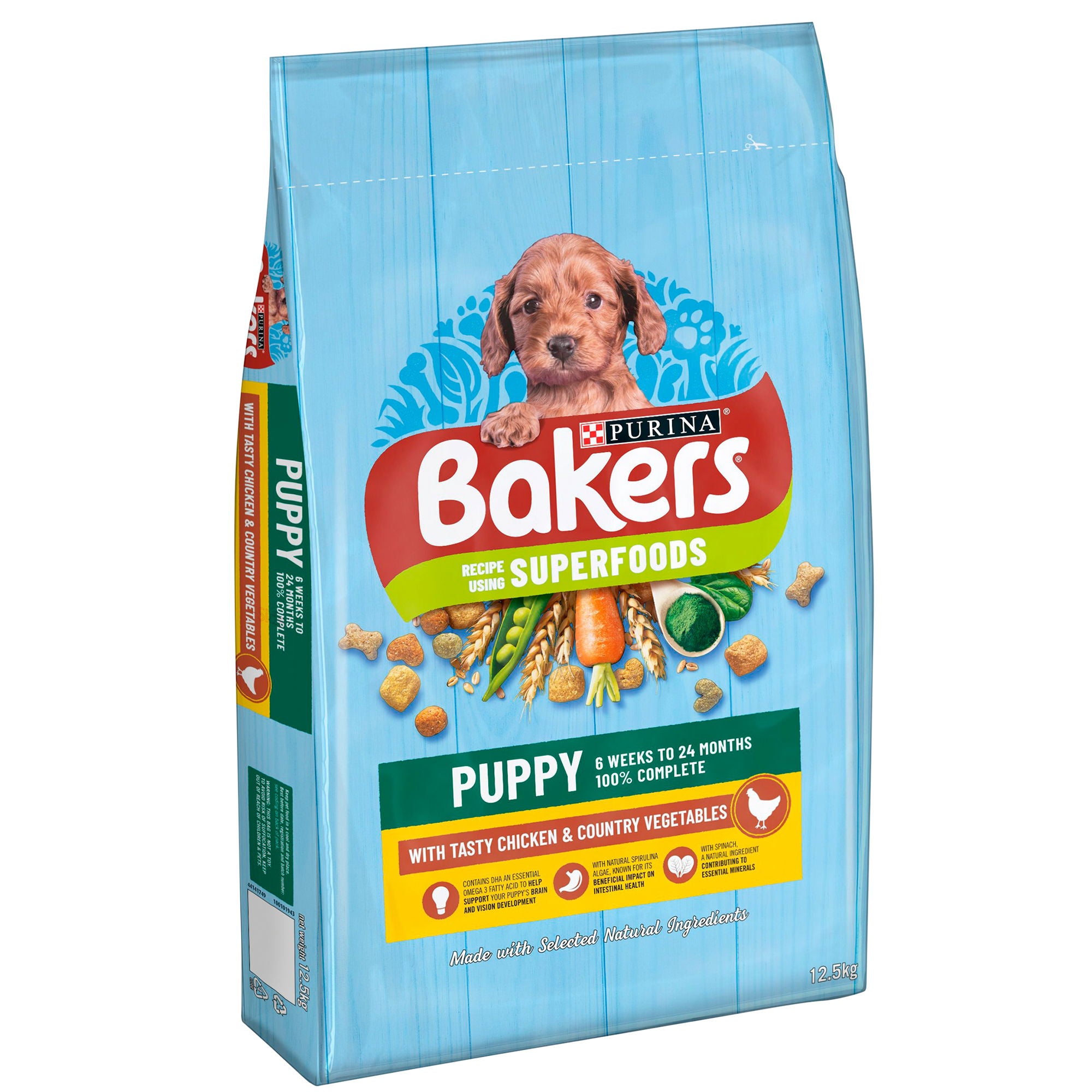 Bakers Complete Puppy Junior Chicken & Veg 12.5kg