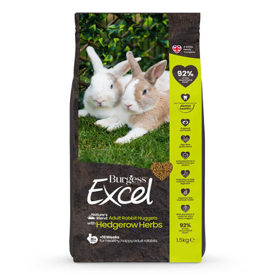Burgess Excel Adult Rabbit Natures Blend 1.5kg