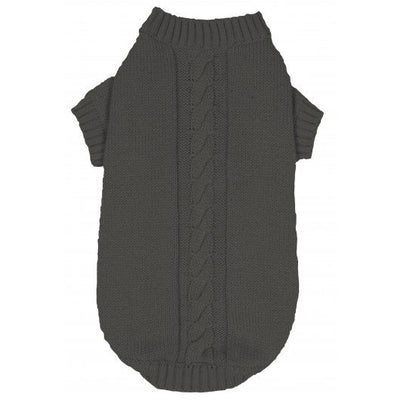 Banbury & Co Knitted Dog Jumper Grey Small