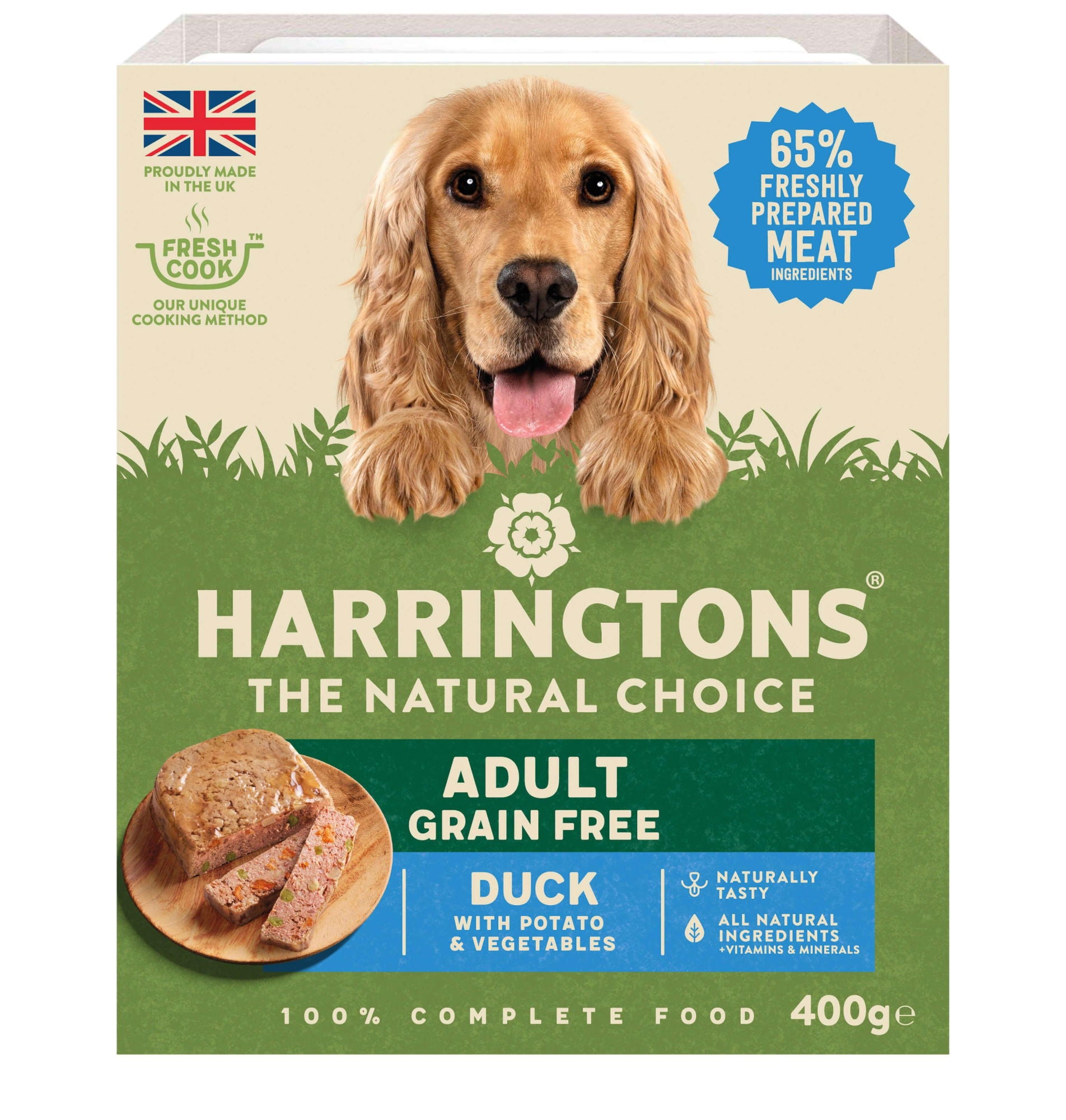 Harringtons Wet Duck & Potato 8x400g