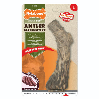 Nylabone Animal Alternative Antler Venison Flavour Large