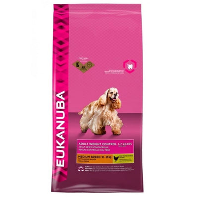 Eukanuba Dog Adt Weight Control Medium Breed Chicken 12kg