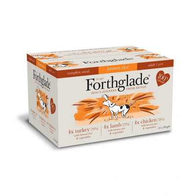 Forthglade Adt Multi Comp Trk Lmb & Chk Brown Rice 12x395g