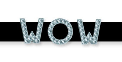 Refil Pack Letter F Rhinestone Crystal 18mm