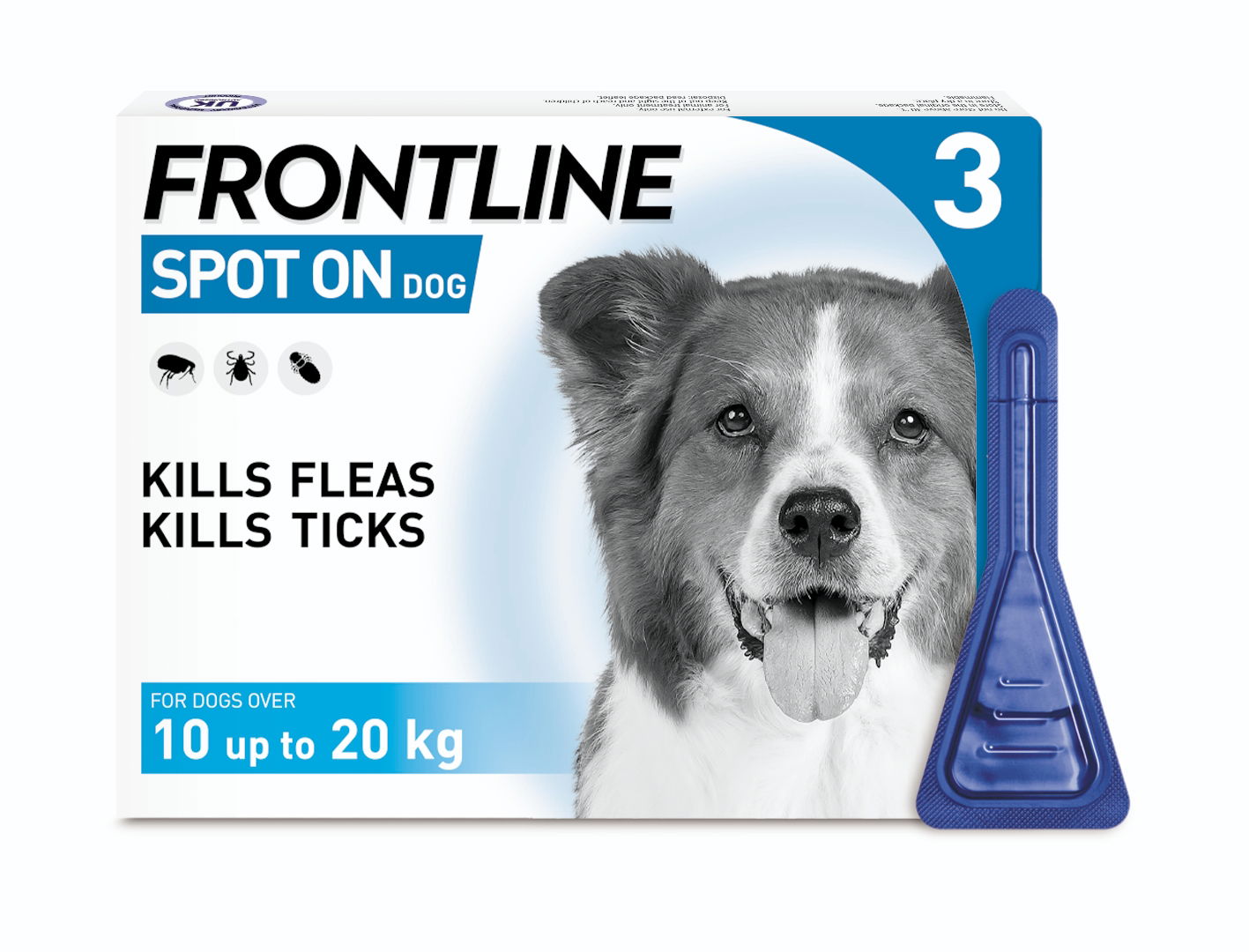 Frontline Spot On Med Dog 10-20kg 3 Pipettes