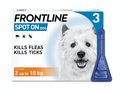 Frontline Spot On Sml Dog 0-10kg 3 Pipettes