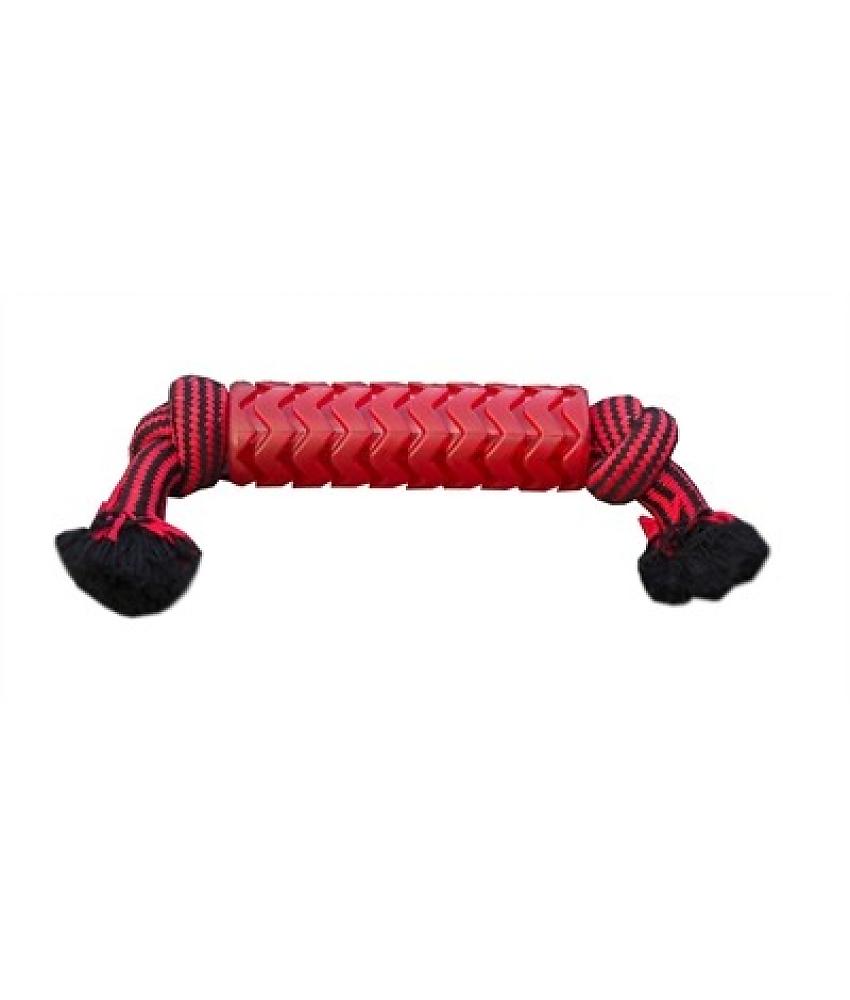 Tough Tugger Tpr Sleeved Rope Red
