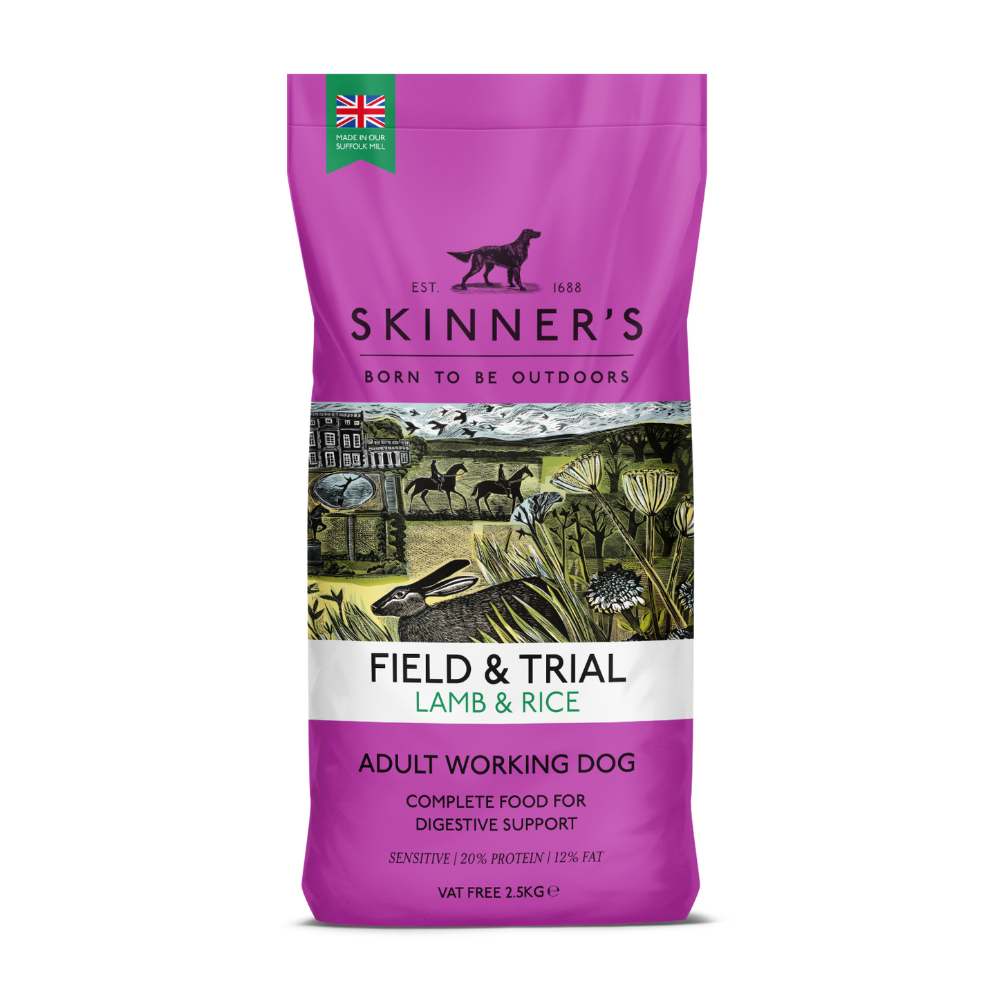 Skinners Field & Trial Lamb And Rice 2.5kg