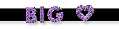 Starter Kit Big Rhinestone A-Z + Heart Pink 10mm