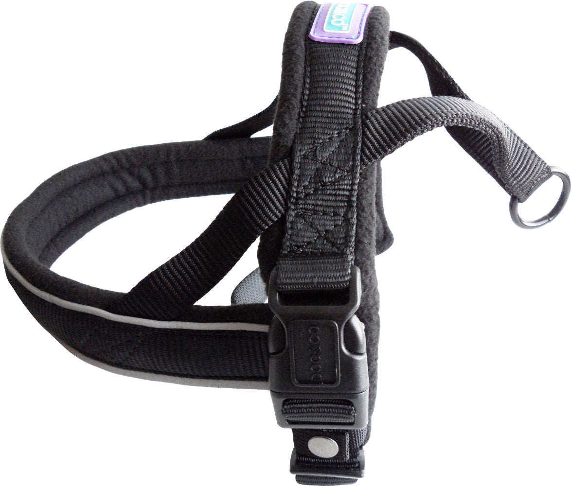 Dog&Co Nylon Norwegian Harness Reflective Pad Black XLge – Vital Pet Group