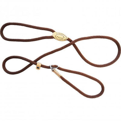 Dog&Co Supersoft Rope Slip Lead Orange 8mm X60"