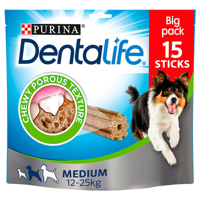 Dentalife Daily Oral Care Chk Chew Adult Md 15 Pk 345g