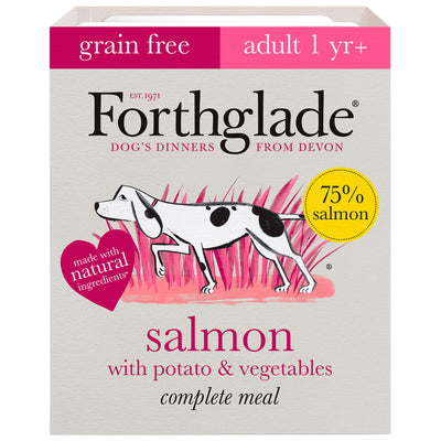 Forthglade Adult GF Comp Salmon Potato & Veg 395g
