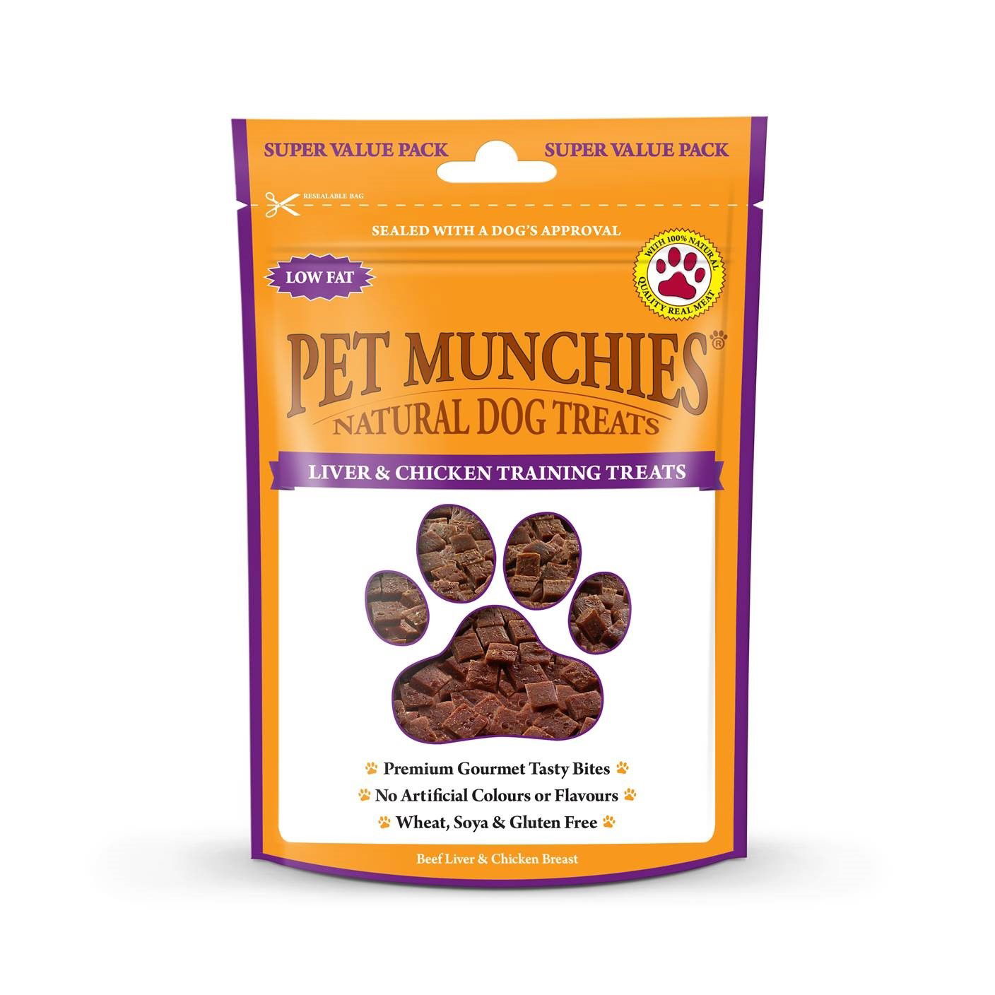 Pet Munchies Liver & Chicken Dog Training Treat 150g