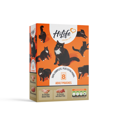 Hilife Natural Cat Pch The Chicken One In Jelly 8x70g