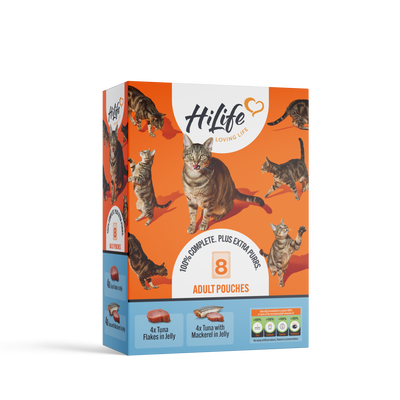Hilife Natural Cat Pch The Tuna One In Jelly 8x70g