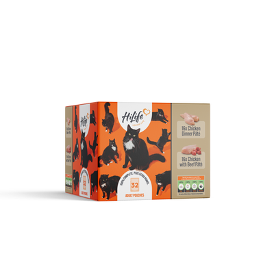 Hilife Natural Cat Pch The Big Chicken One In Jelly 32x70g