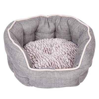 Dream Paws Cosy Bed Small/Medium Grey
