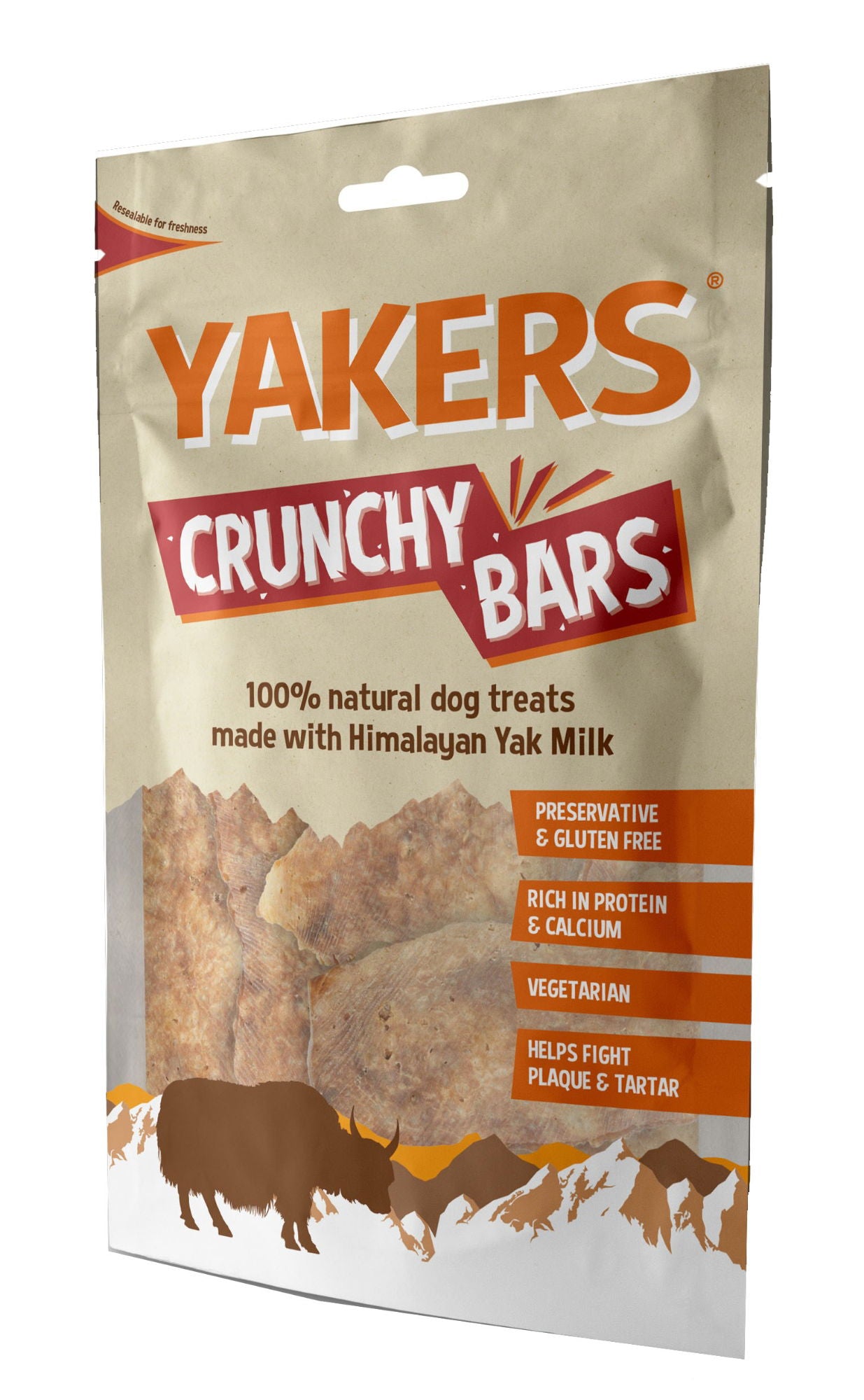 Yakers Crunchy Bars 80g