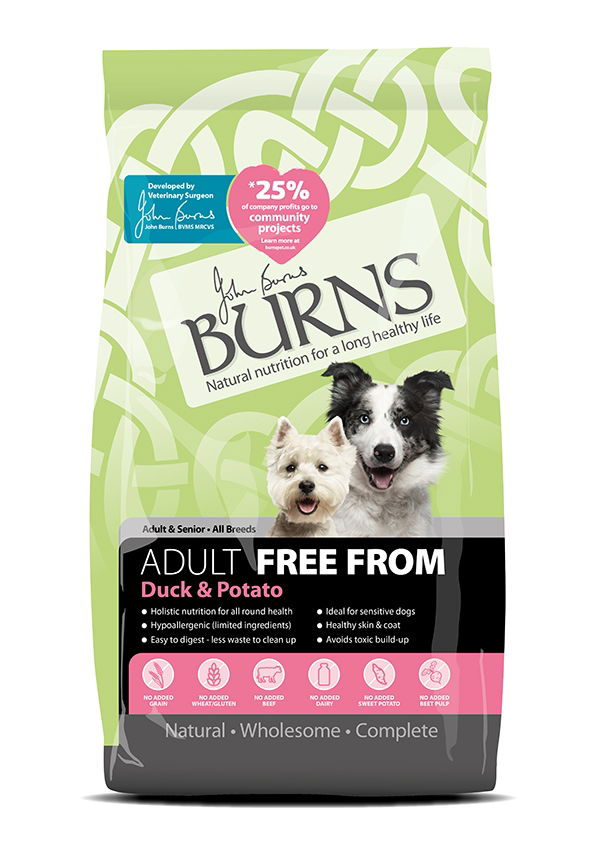 Burns Sensitive Grain Free Duck & Potato 2kg