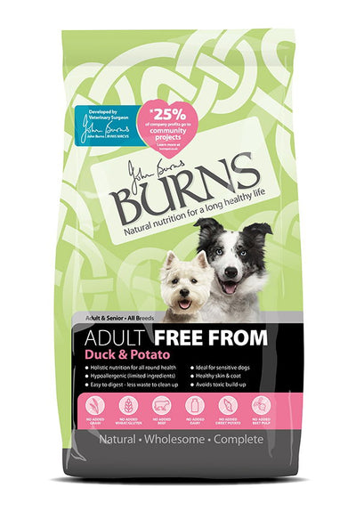 Burns Sensitive Grain Free Duck & Potato 2kg