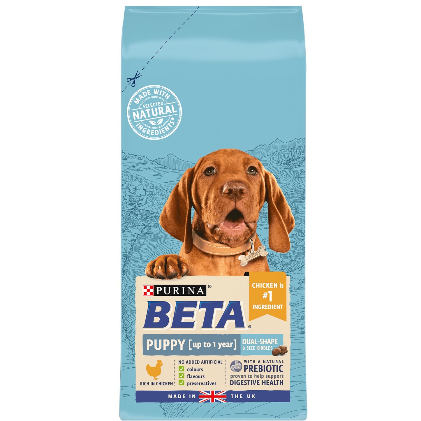 Beta Puppy Dry Dog Food With Chicken 2kg