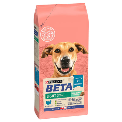 Beta Adult Light Dry Dog Food With Turkey 2kg