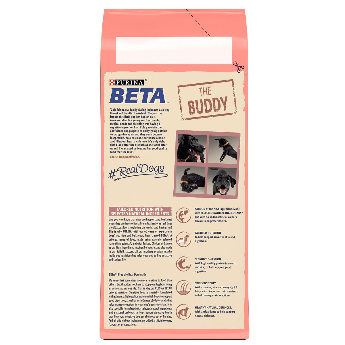 Beta Adult Sensitive Dry Dog Food With Salmon 2kg – Vital Pet Group