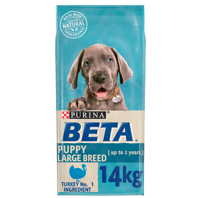 Beta Puppy Large Breed Dry Dog Food With Turkey 14kg