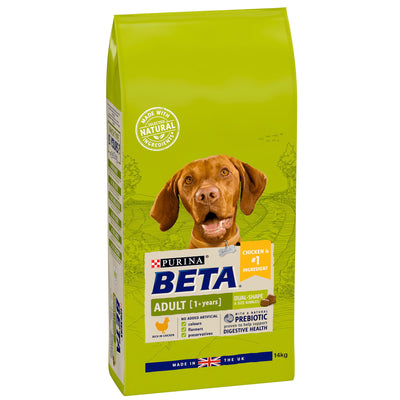 Beta Adult Dry Dog Food With Chicken 14kg