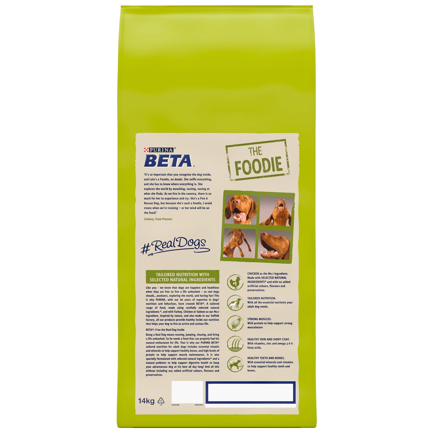 Beta Adult Dry Dog Food With Chicken 14kg