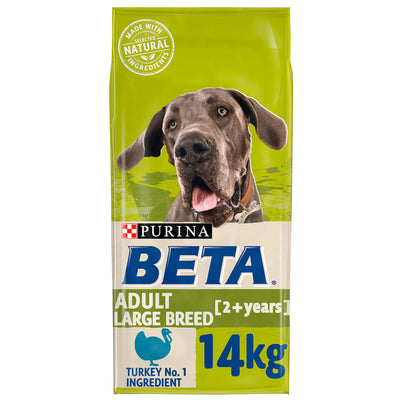 Beta Adult Large Breed Dry Dog Food With Turkey 14kg