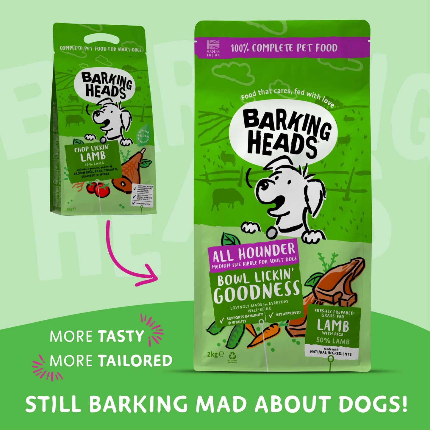 All Hounder Bowl Lickin Goodness Lamb 2kg