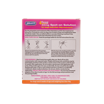 4fleas Spot-on Puppy 2 Vial Pack