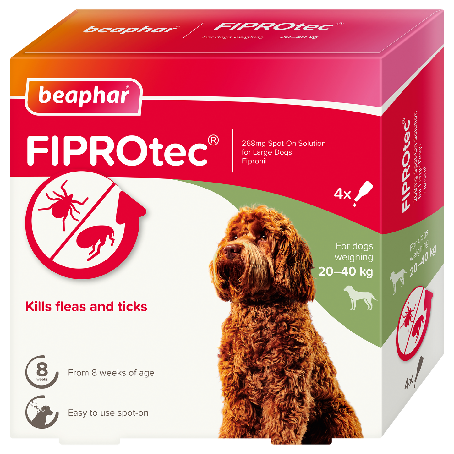 Fiprotec Spot On Large Dog 4 Pipette