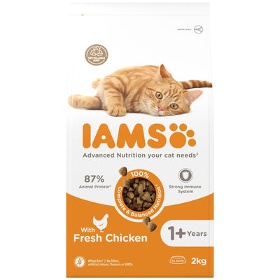 Iams Vitality Adult Cat With Fresh Chicken 2kg