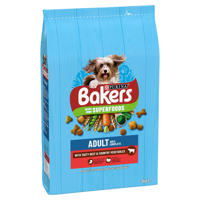 Bakers Adult Rich In Beef With Country Veg 3kg