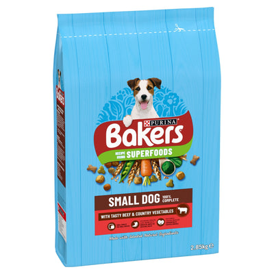 Bakers Adult Small Rich In Beef With Country Veg 2.85kg