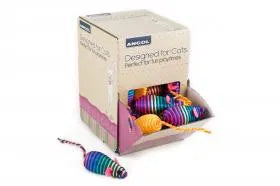 Designed For Cats Display Box Stripey Mice