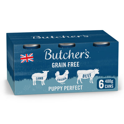 Butcher's Puppy Perfect Dog Food Cans 6x400g