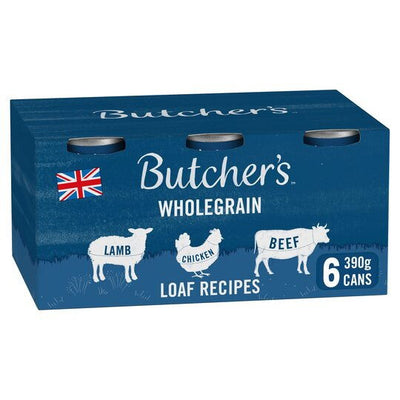 Butcher's Loaf Recipes Dog Food Cans 6x390g