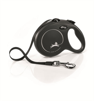 Flexi New Classic Tape L Black 5m 1-50kg