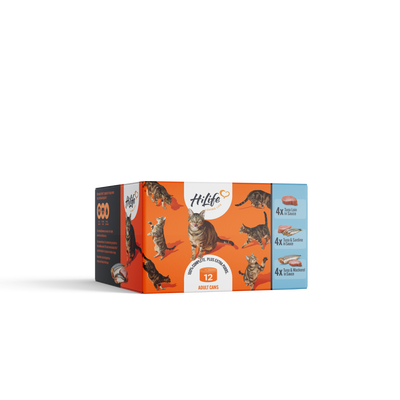 It's Only Natural Cat Lux Fish Selection 12x70g